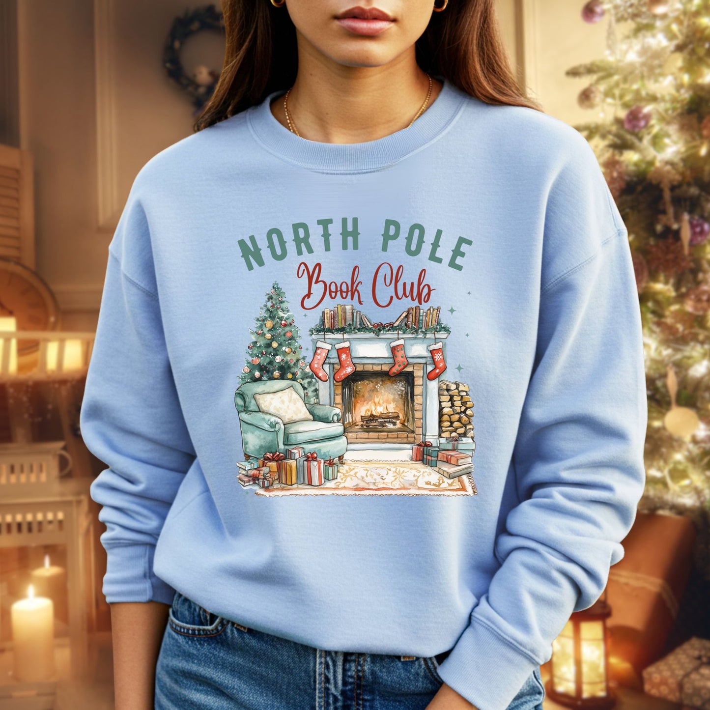 North Pole Book Club Sweatshirt