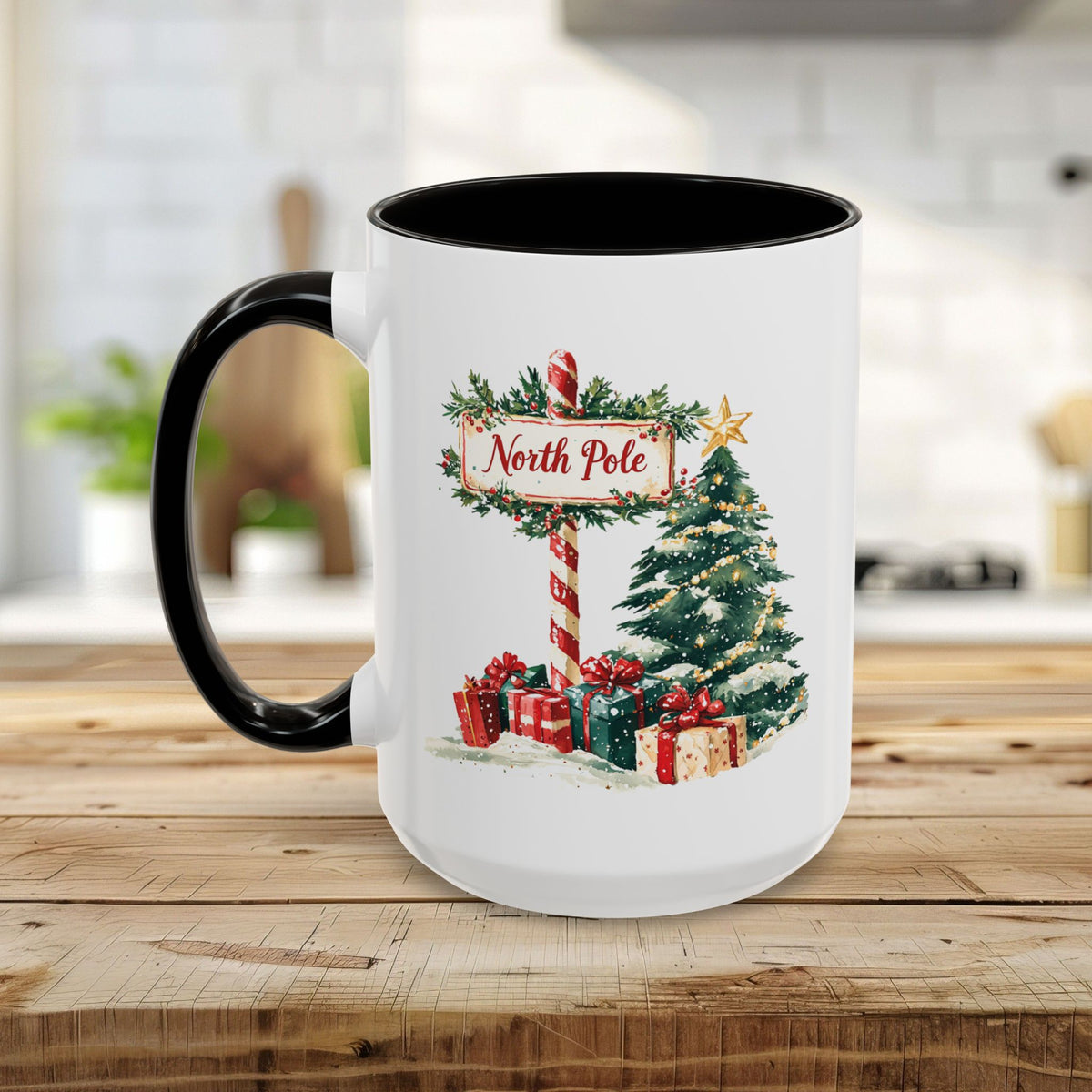 North Pole Christmas Mug (11/15oz)