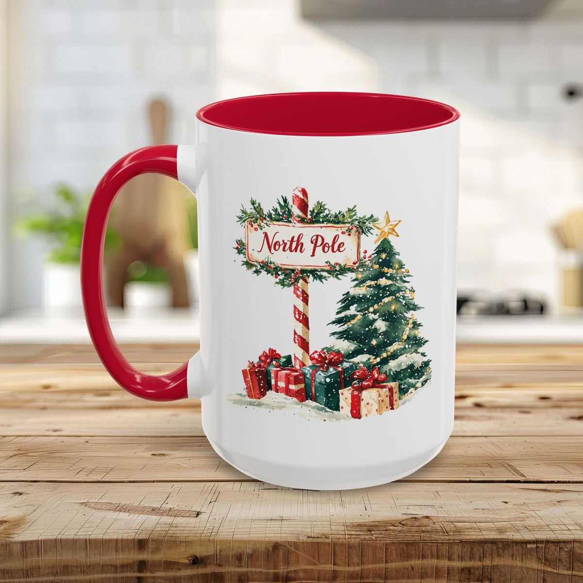 North Pole Christmas Mug (11/15oz)