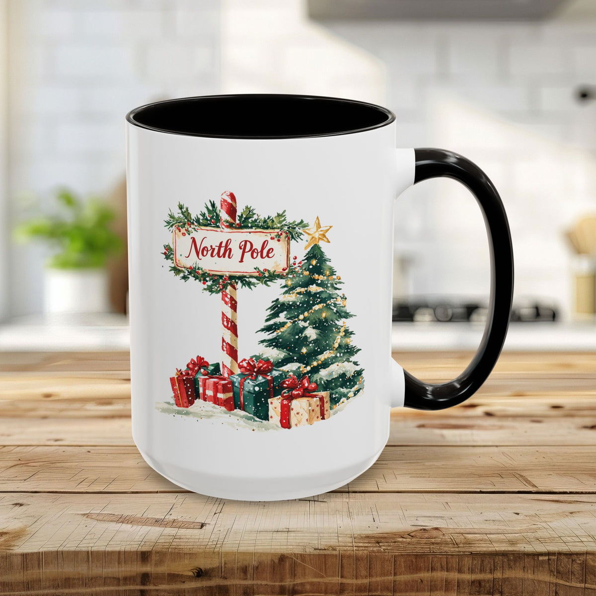 North Pole Christmas Mug (11/15oz)