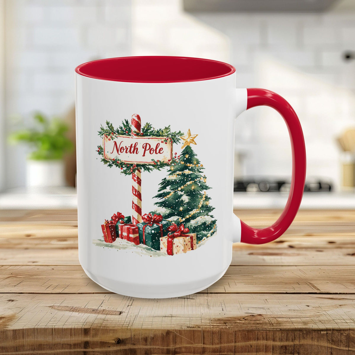 North Pole Christmas Mug (11/15oz)