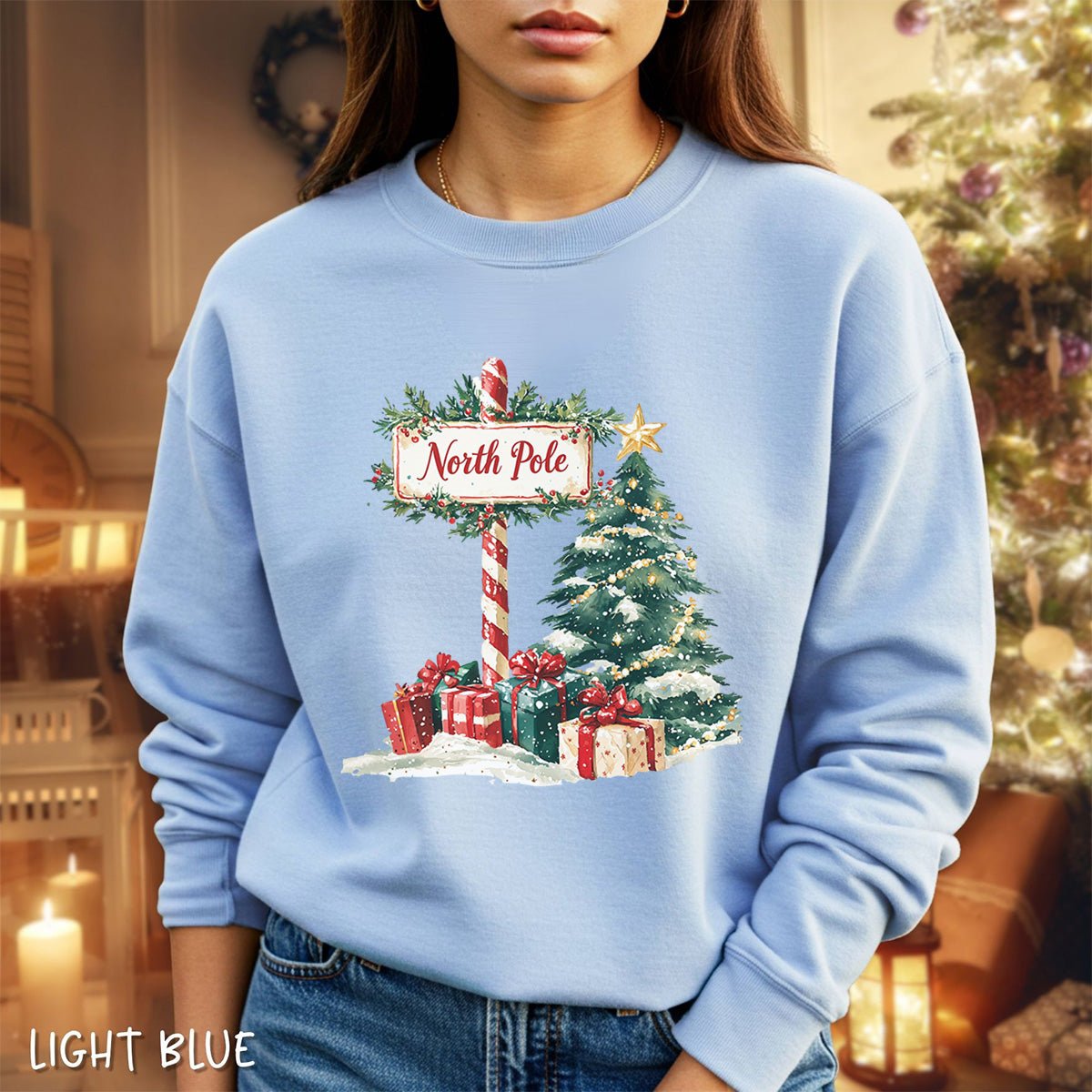 North Pole Christmas Sweatshirt