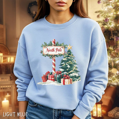 North Pole Christmas Sweatshirt