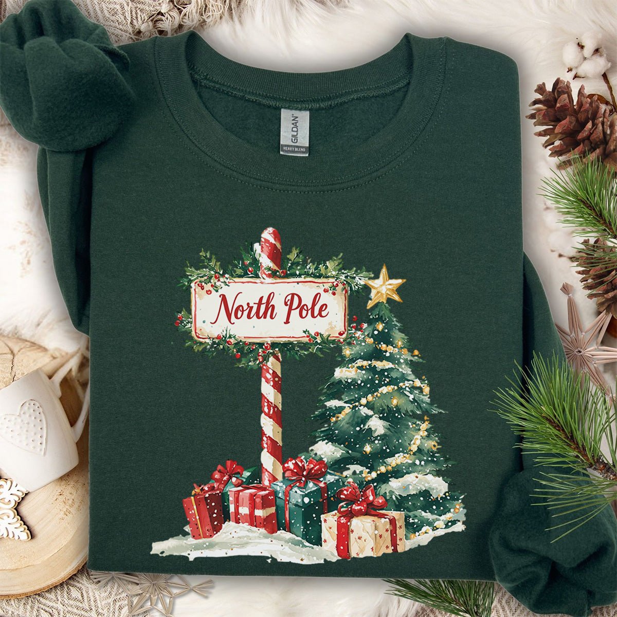 North Pole Christmas Sweatshirt