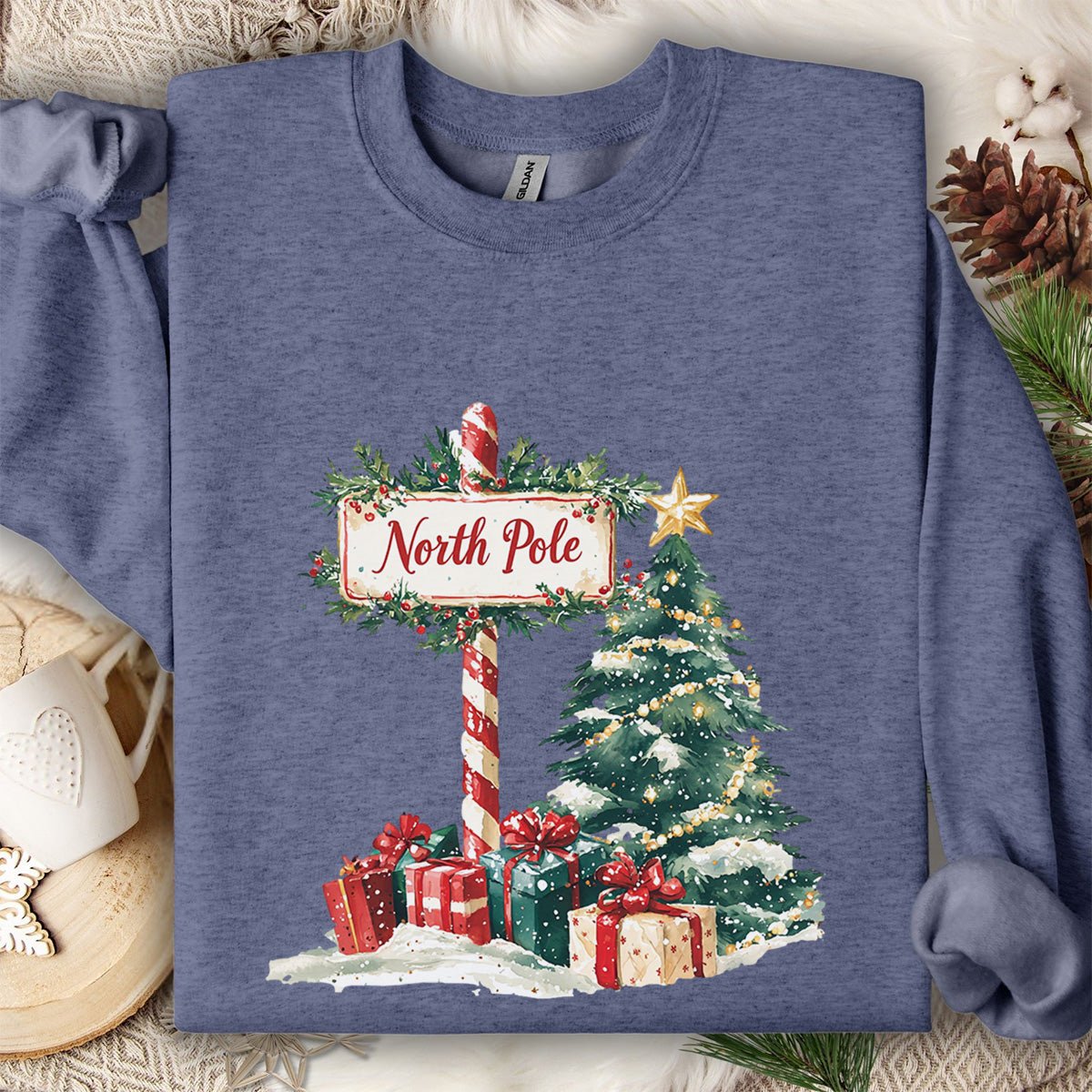 North Pole Christmas Sweatshirt