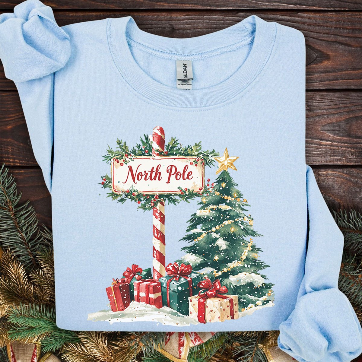 North Pole Christmas Sweatshirt