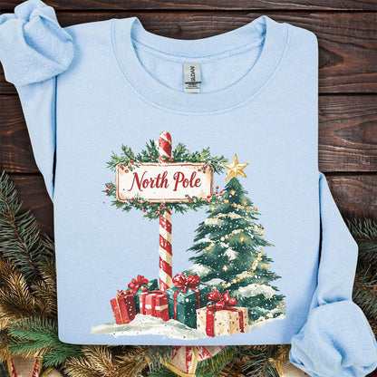North Pole Christmas Sweatshirt