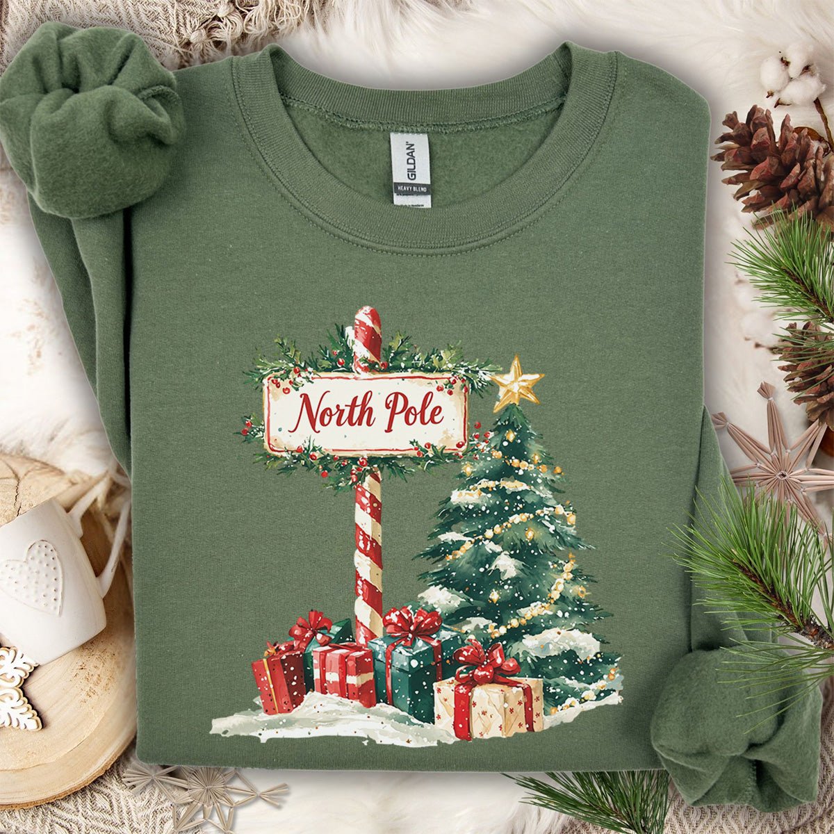 North Pole Christmas Sweatshirt