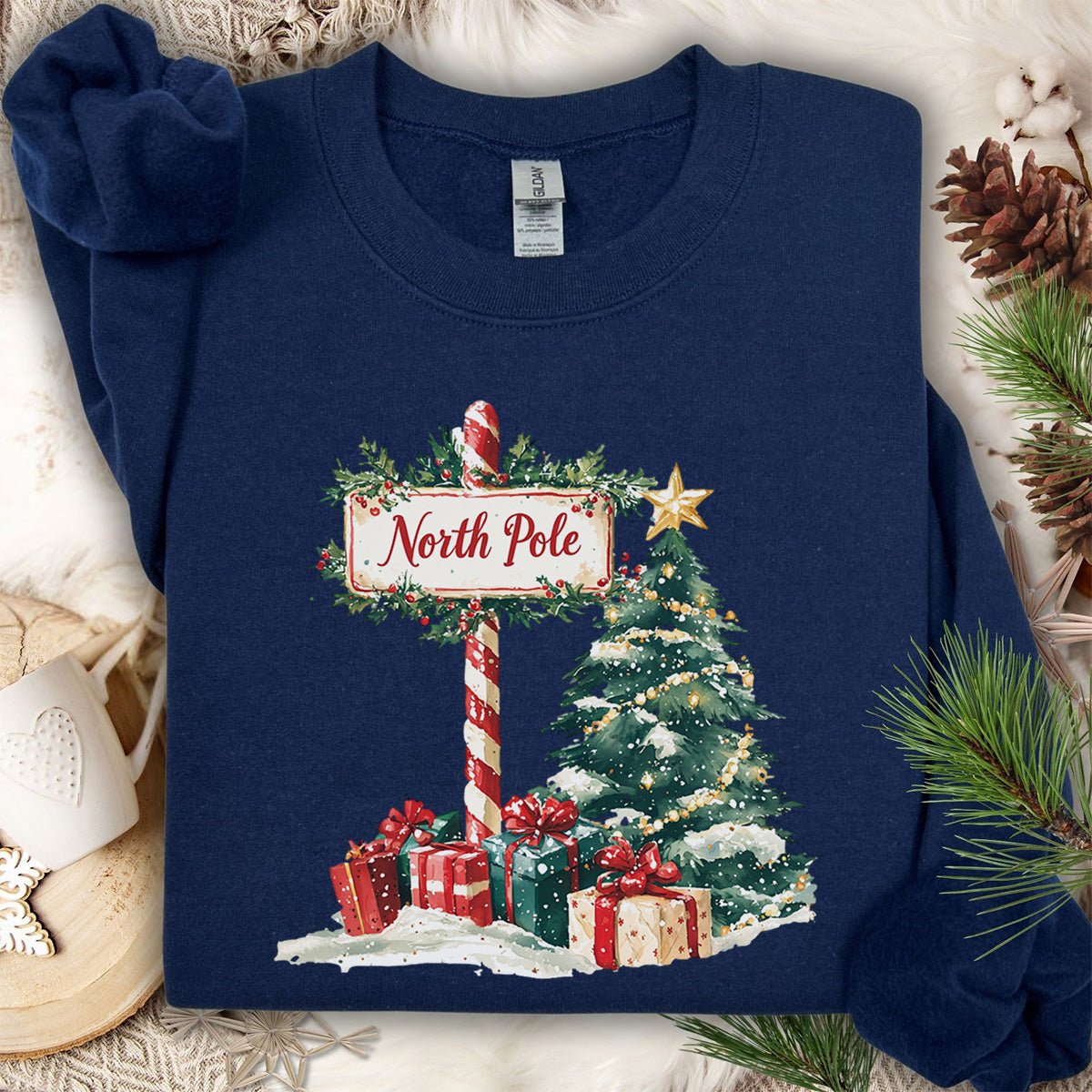 North Pole Christmas Sweatshirt