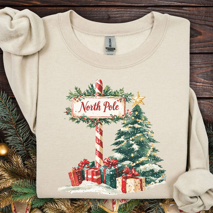 North Pole Christmas Sweatshirt