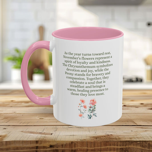 November Birth Month Flower Mug