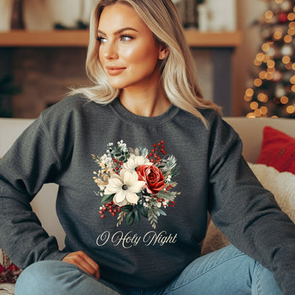 Oh Holy Night Bouquet Sweatshirt