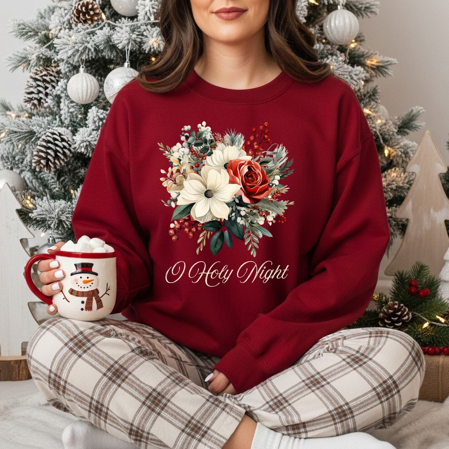 Oh Holy Night Bouquet Sweatshirt