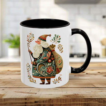 Old World Saint Nicholas Folk Art Mug (11/15oz)