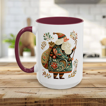Old World Saint Nicholas Folk Art Mug (11/15oz)
