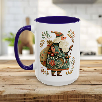 Old World Saint Nicholas Folk Art Mug (11/15oz)