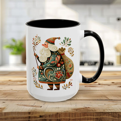 Old World Saint Nicholas Folk Art Mug (11/15oz)