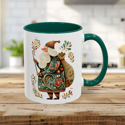 Old World Saint Nicholas Folk Art Mug (11/15oz)