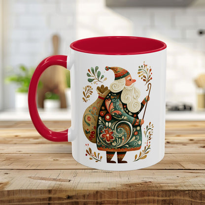 Old World Saint Nicholas Folk Art Mug (11/15oz)