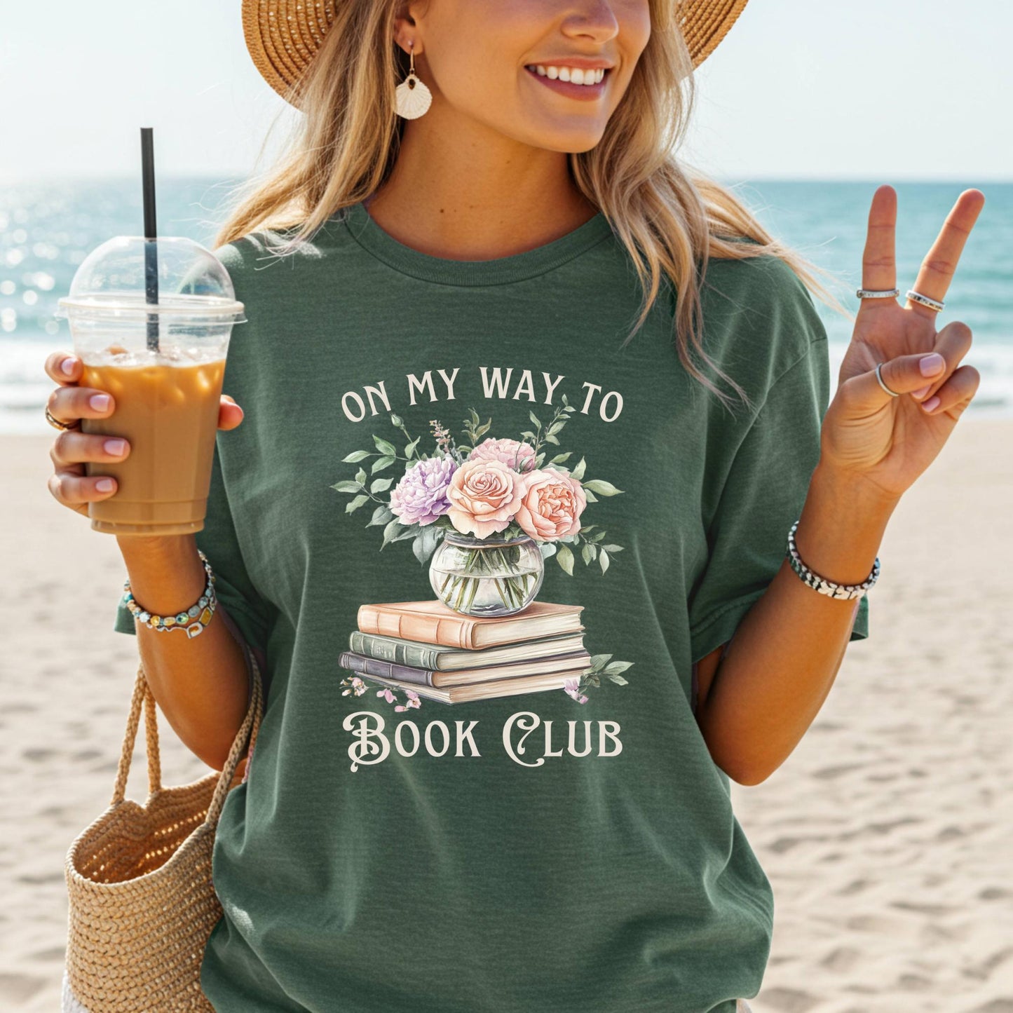 On My Way to Book Club T-Shirt