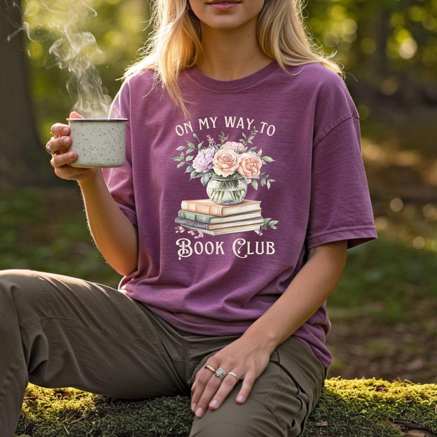 On My Way to Book Club T-Shirt