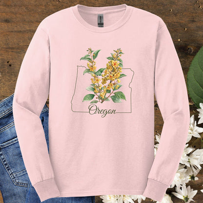 Oregon State Flower Long Sleeve Tee — Oregon Grape