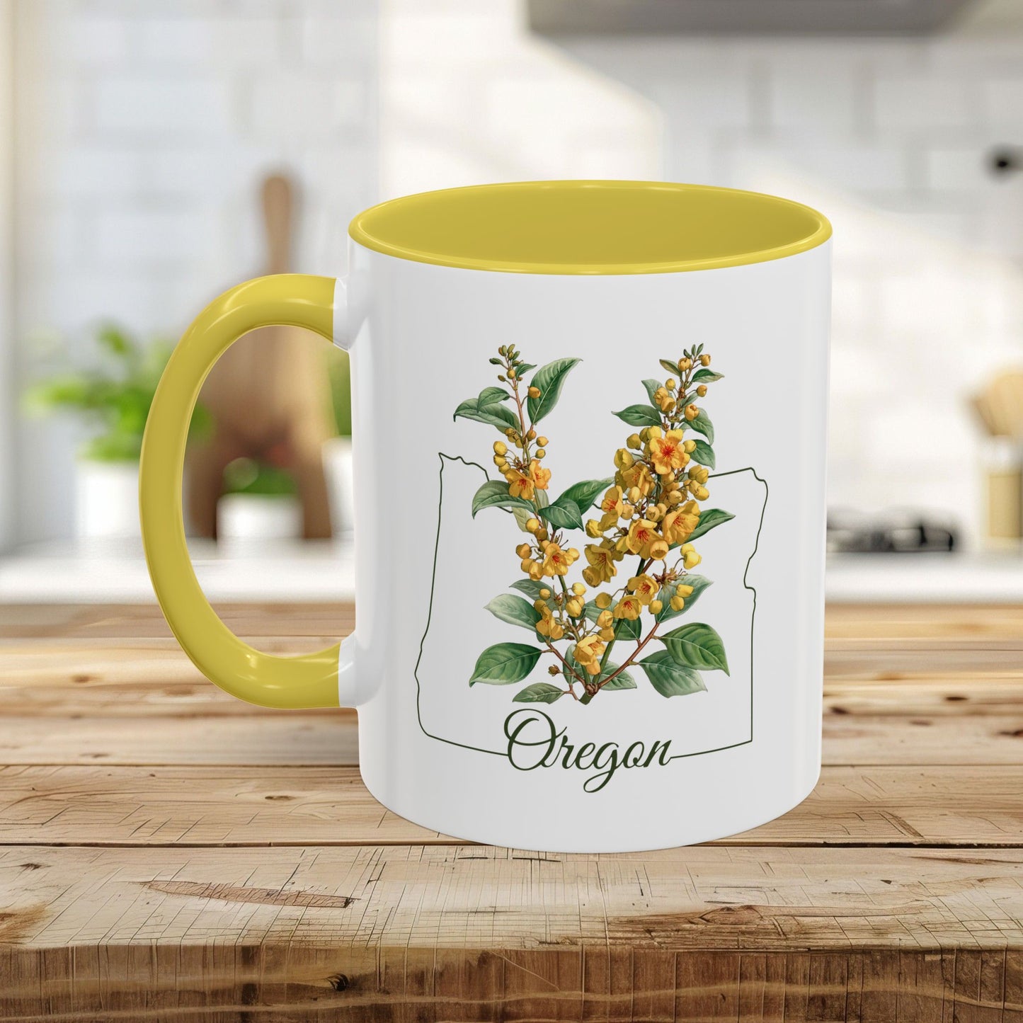 Oregon State Flower Mug - Oregon Grape Blossom (11/15oz)