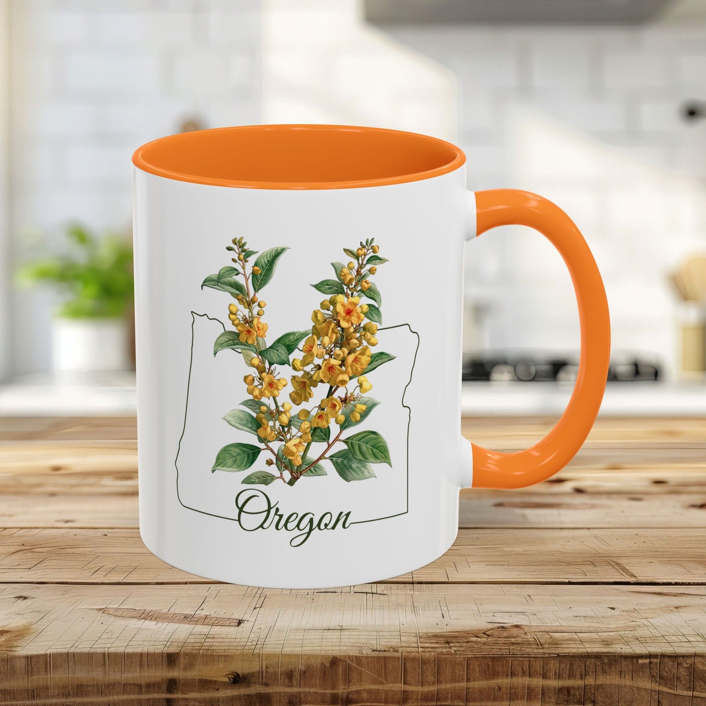 Oregon State Flower Mug - Oregon Grape Blossom (11/15oz)