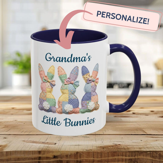 PERSONALIZE Grandma's Little Bunnies 11/15 oz Mug