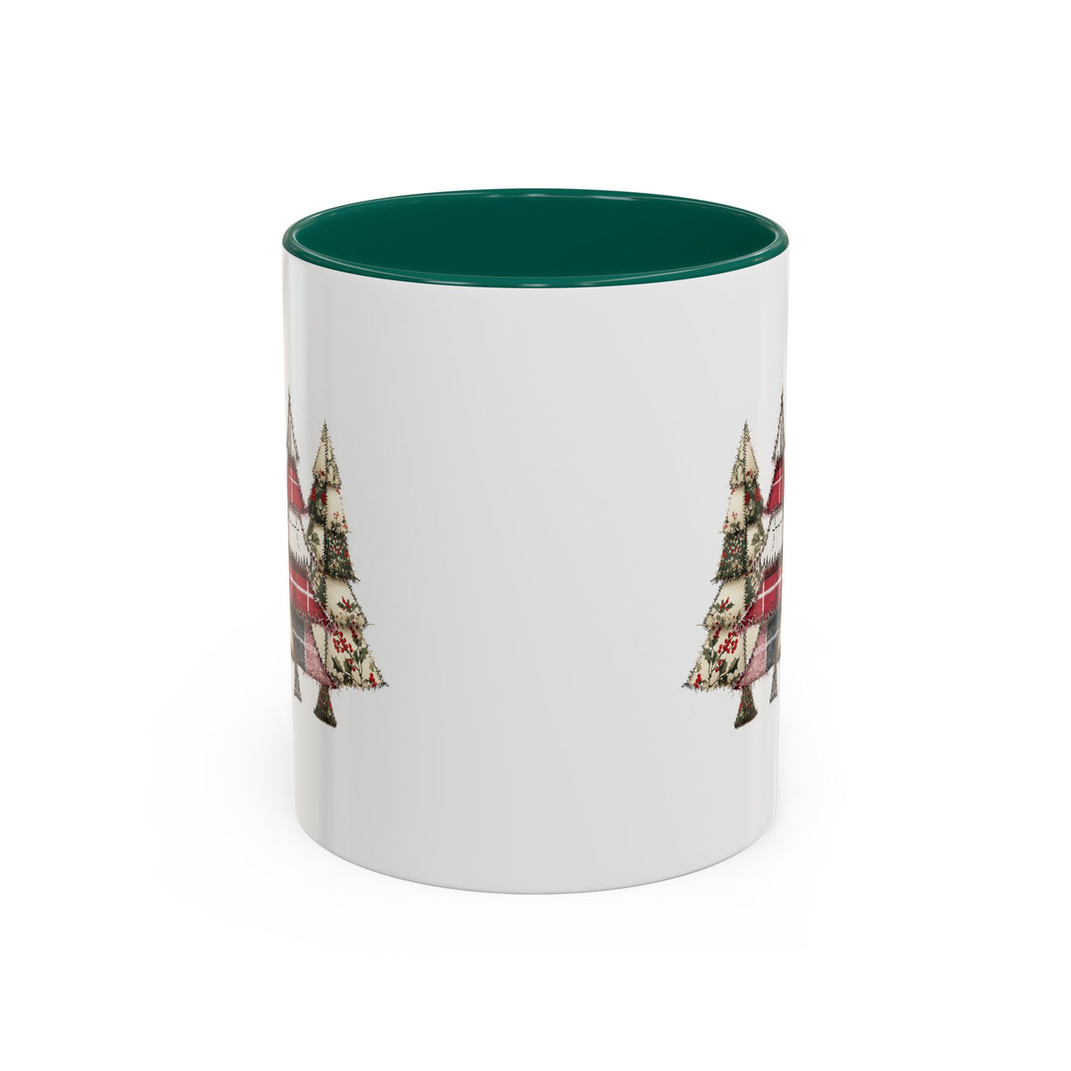 Patchwork Christmas Trees Mug (11/15oz)