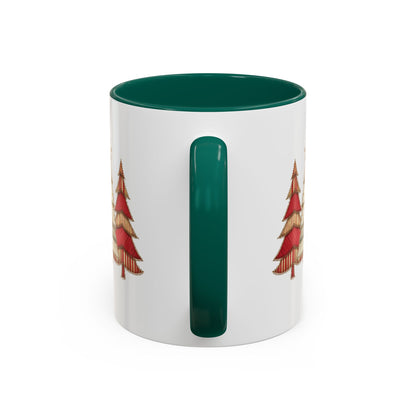 Patchwork Christmas Trees Mug (11/15oz)