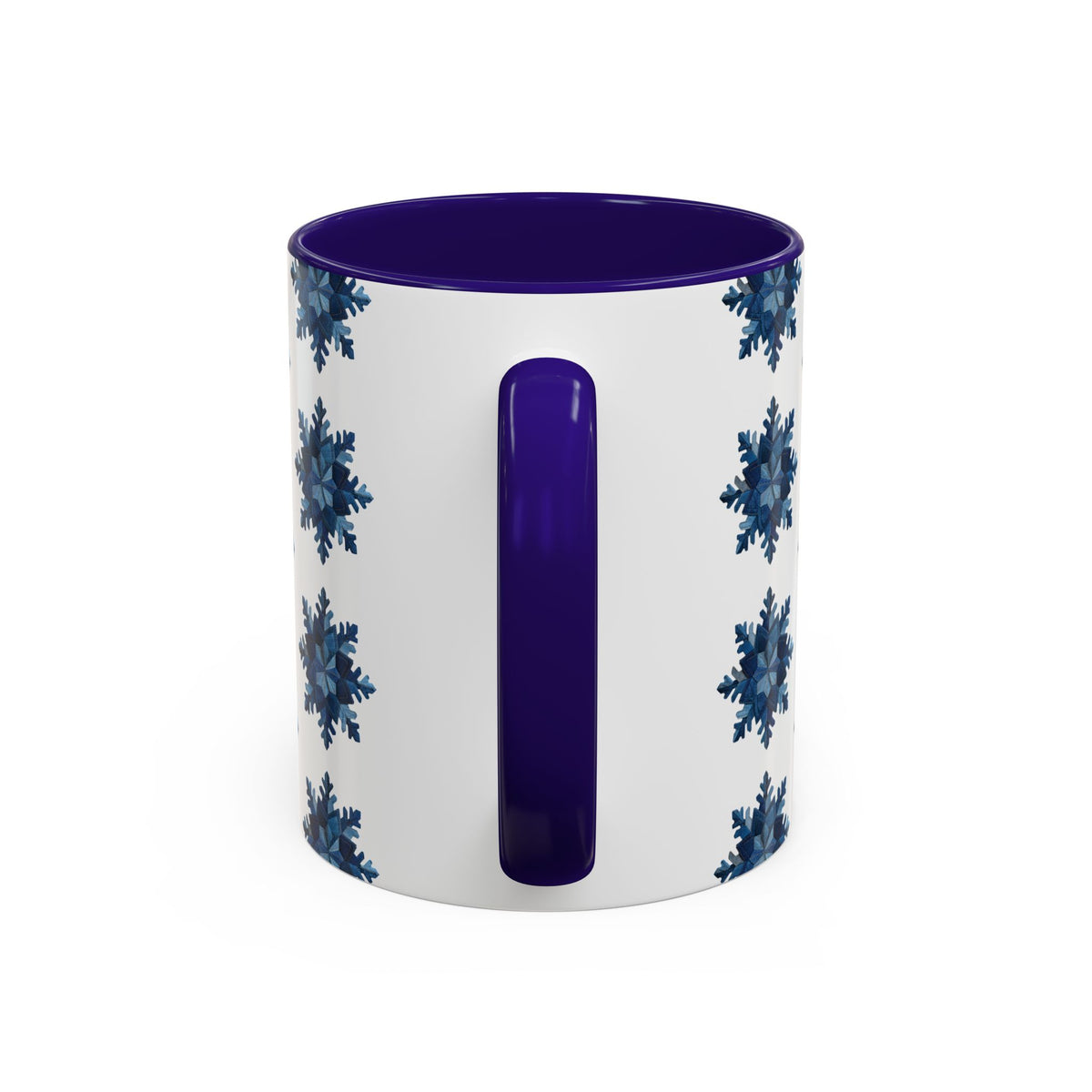 Patchwork Denim Snowflake Mug (11/15oz)