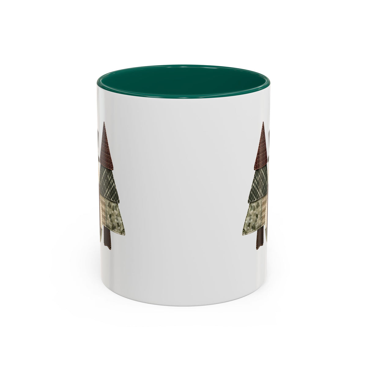 Patchwork Snowman & Evergreens Mug (11/15oz)