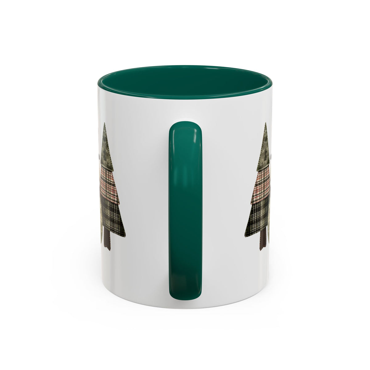 Patchwork Snowman & Evergreens Mug (11/15oz)