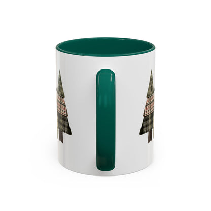 Patchwork Snowman & Evergreens Mug (11/15oz)