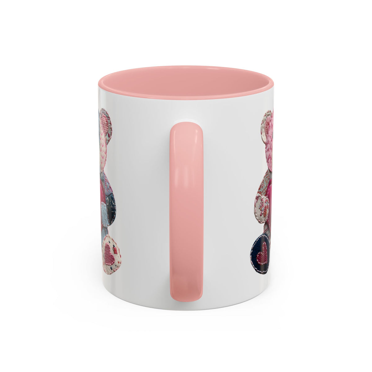 Patchwork Teddy Bear Valentine's Mug (11/15oz)