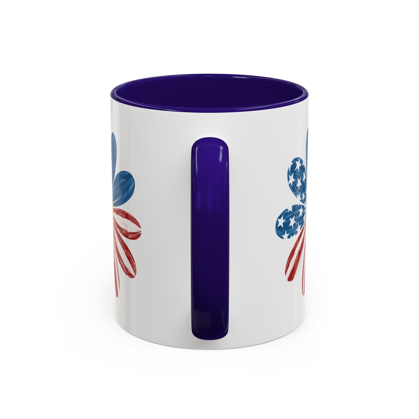 Patriotic American Flag Daisy Mug (11/15oz)