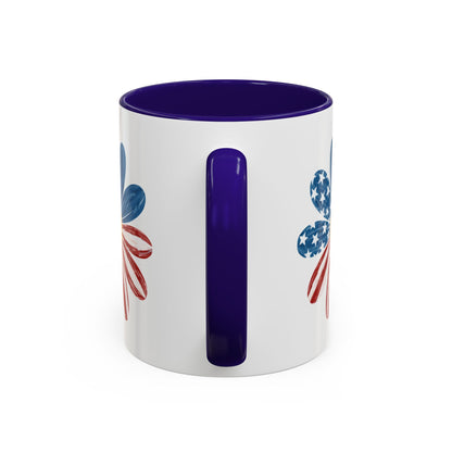 Patriotic American Flag Daisy Mug (11/15oz)