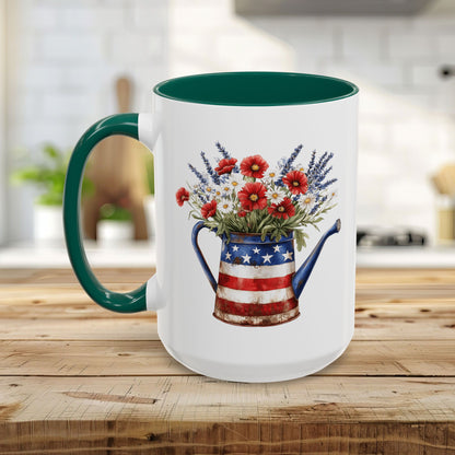 Americana Floral Watering Can Mug (11/15oz)