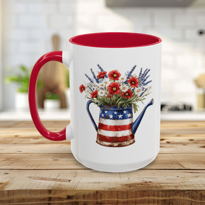 Americana Floral Watering Can Mug (11/15oz)