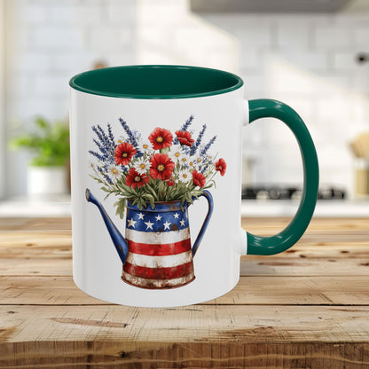 Americana Floral Watering Can Mug (11/15oz)