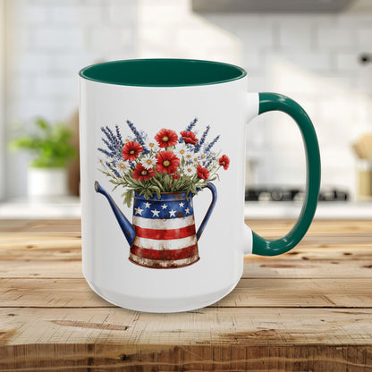 Americana Floral Watering Can Mug (11/15oz)
