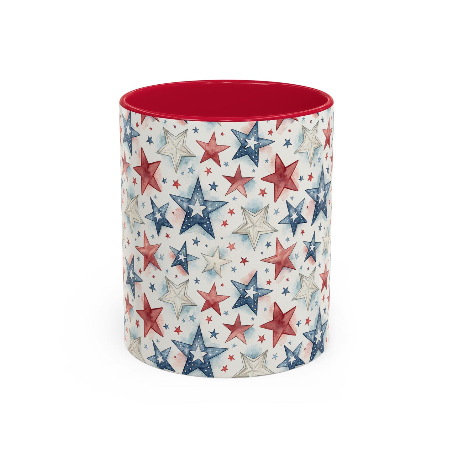 Patriotic Red White & Blue Stars Mug (11/15oz)