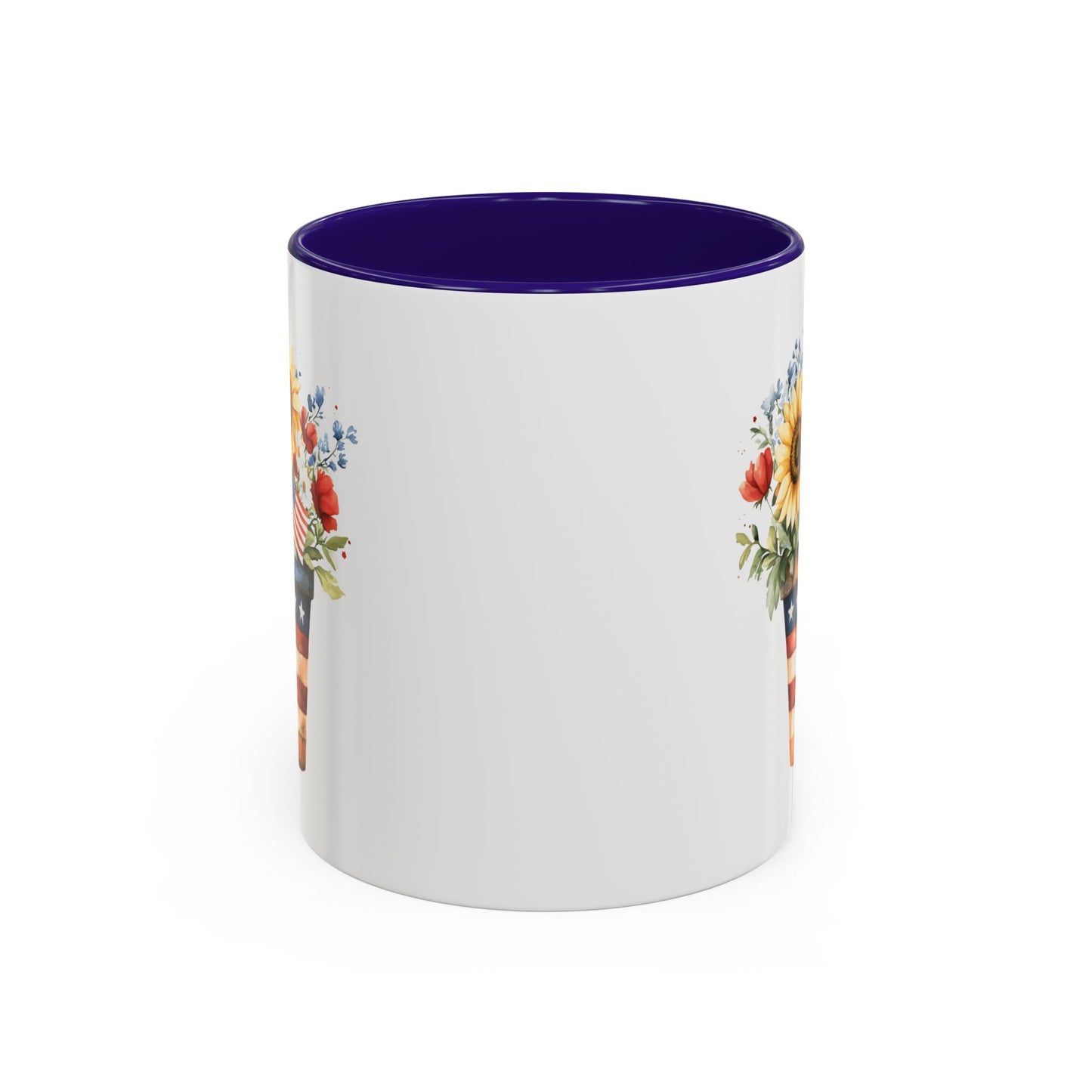 Patriotic Sunflower Bouquet Mug (11/15oz)