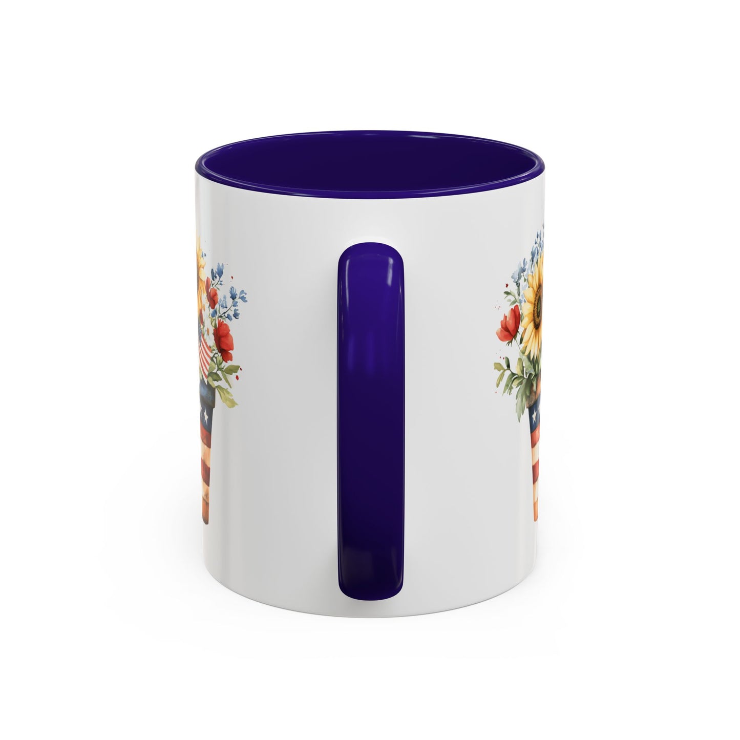 Patriotic Sunflower Bouquet Mug (11/15oz)