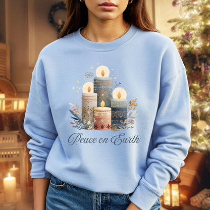 Peace on Earth Advent Candle Sweatshirt