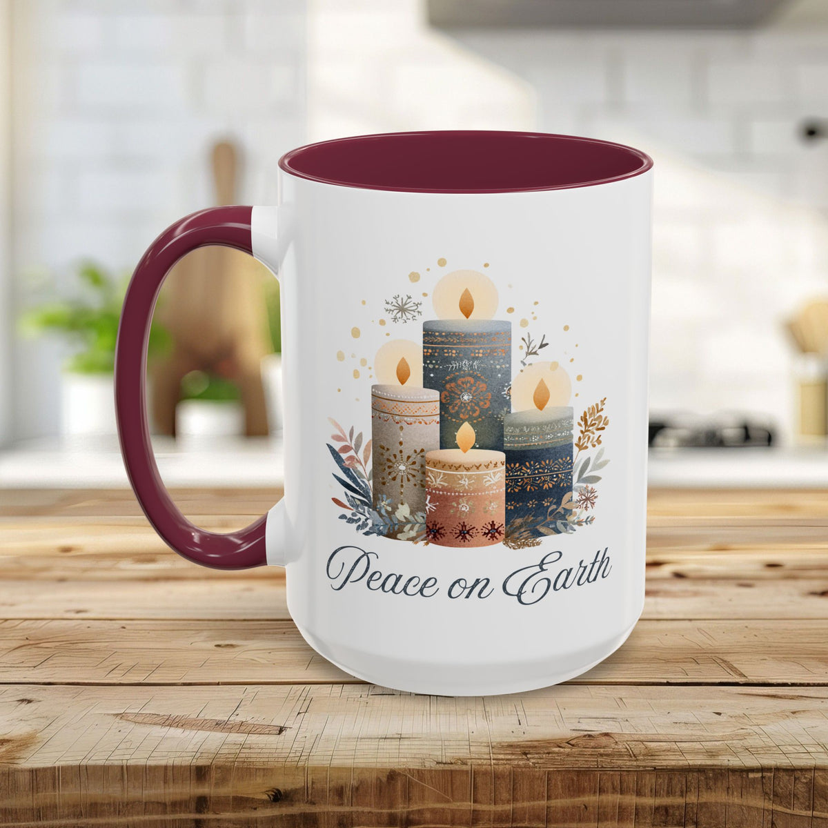 Peace on Earth Advent Candles Mug (11/15oz)