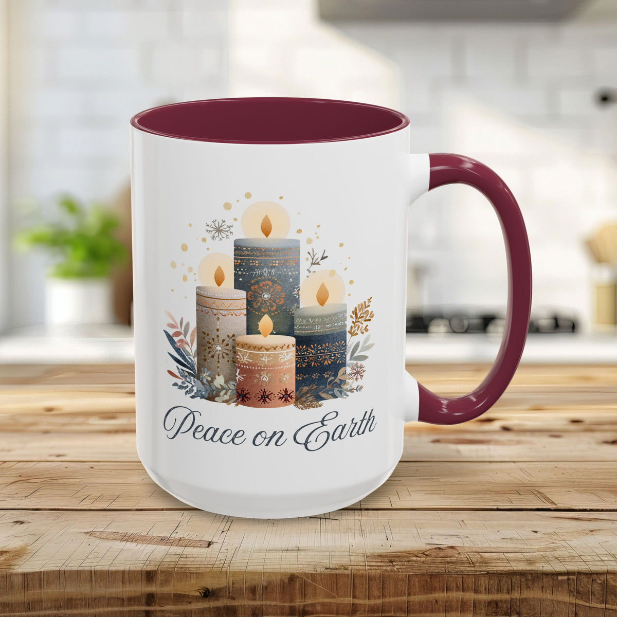 Peace on Earth Advent Candles Mug (11/15oz)