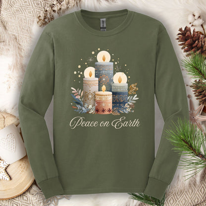 Peace on Earth Long Sleeve Tee