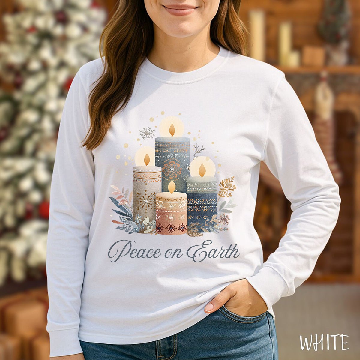 Peace on Earth Long Sleeve Tee